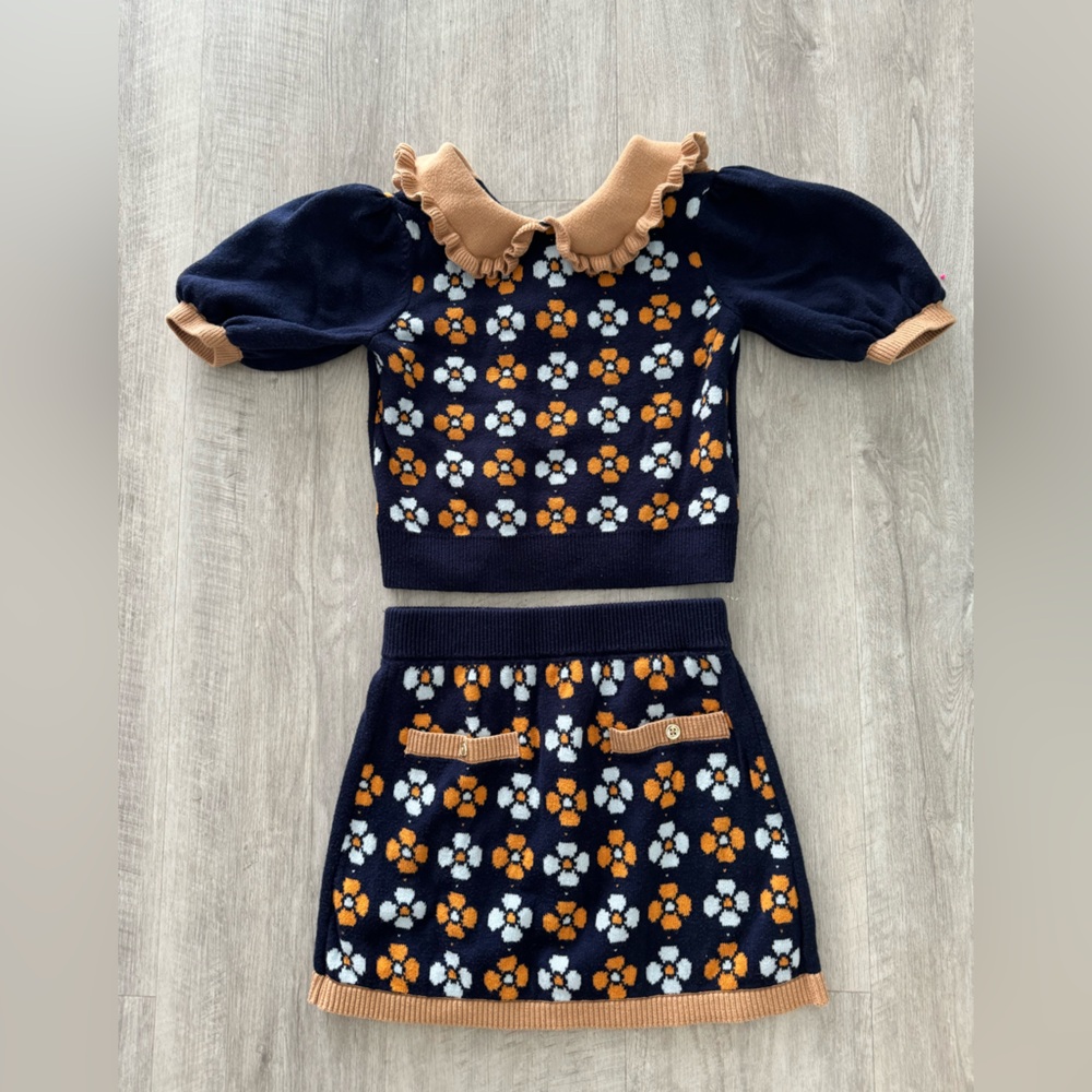 THE MARKETPLACE SKIRT and knit Top